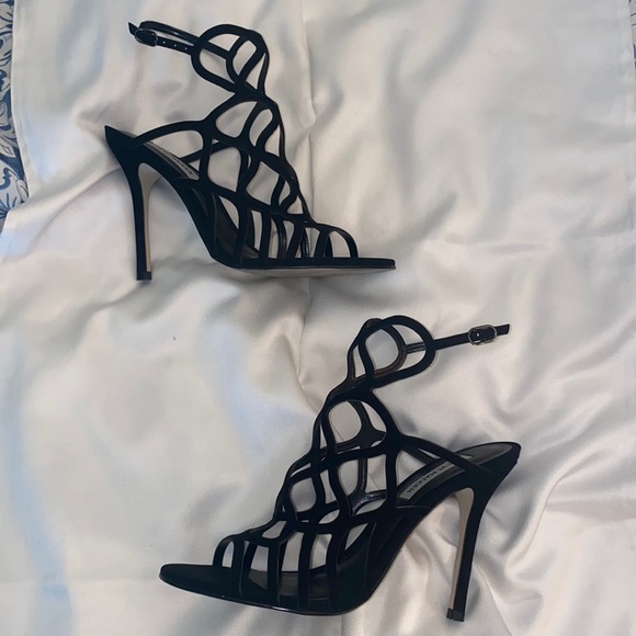 Steve Madden black heels. Size 8. - Picture 1 of 3